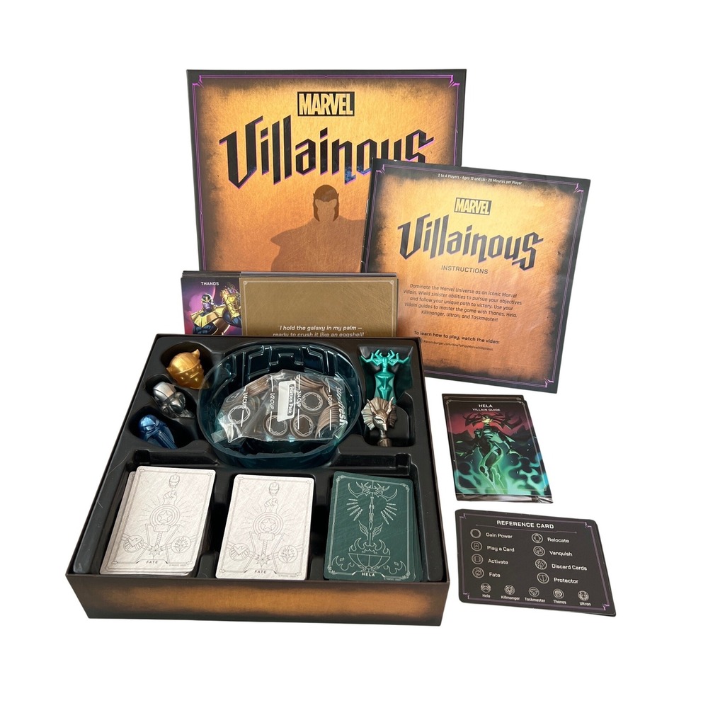 Marvel Villainous Infinite Power Board Game Ravensburger Thanos Hela Strategy